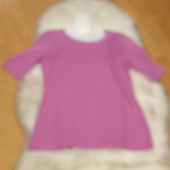 Lemon Way Pink Scalloped Neck Knit Top - Picture 9 of 13
